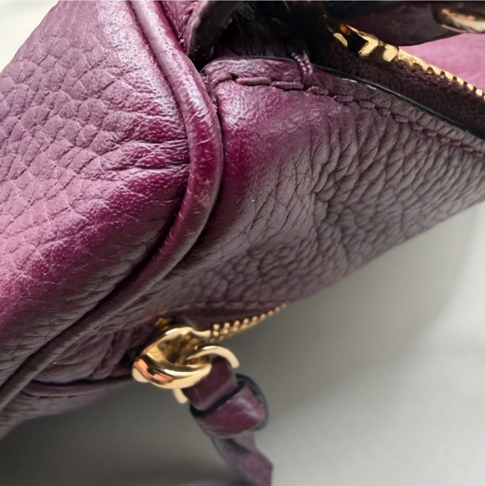 🍒 Kate Spade Street Cayli Mini Crossbody Plum Pebbled Leather | MSRP $228 - Picture 9 of 9